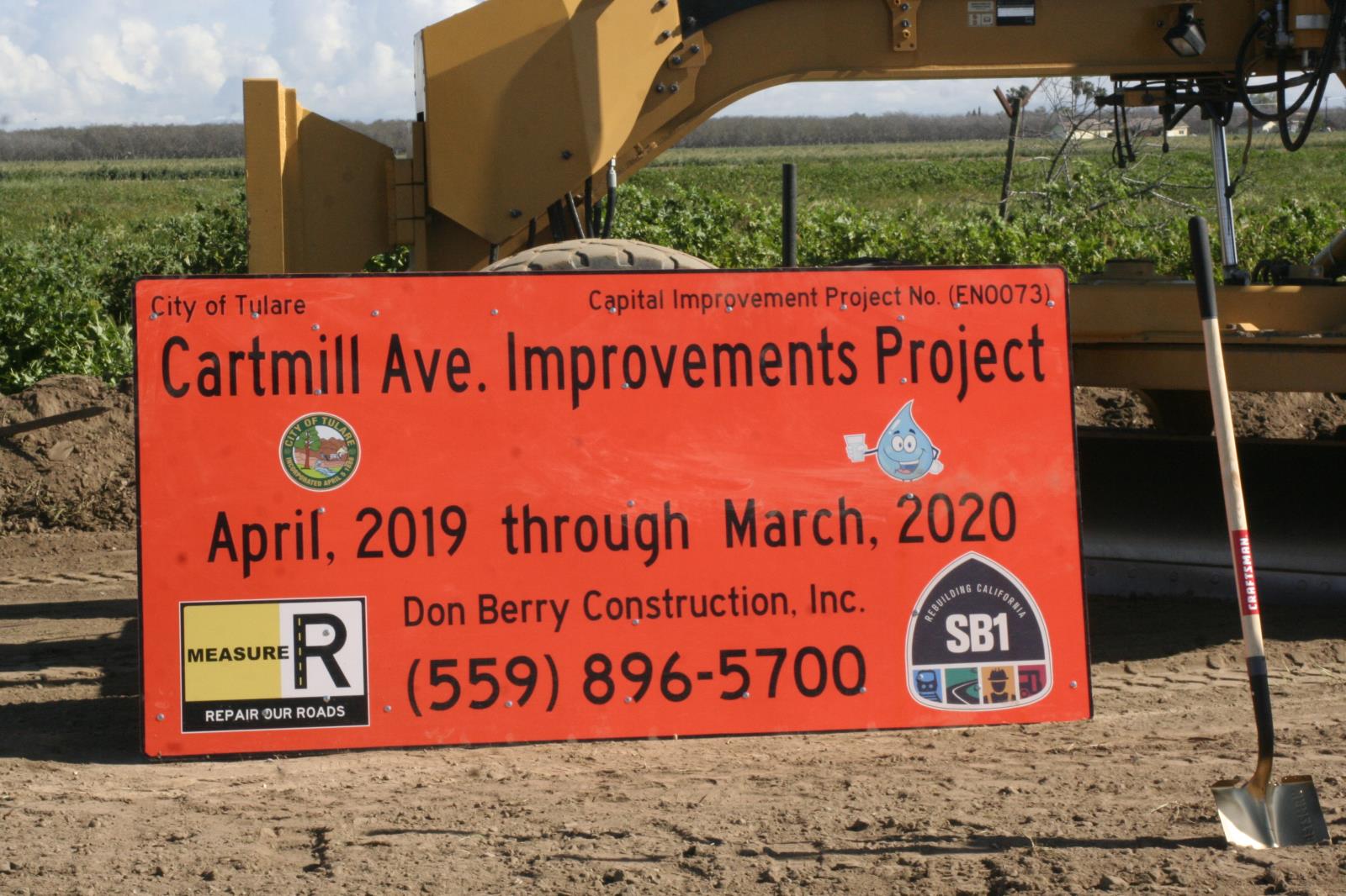 Cartmill Construction sign