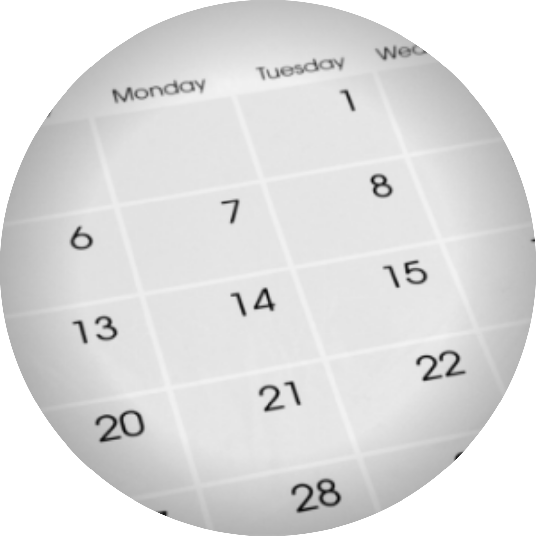 Calendar Thumbnail Round